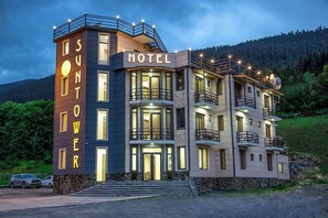 Voorkant van accommodatie