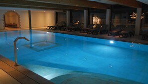 Indoor pool, a heated pool