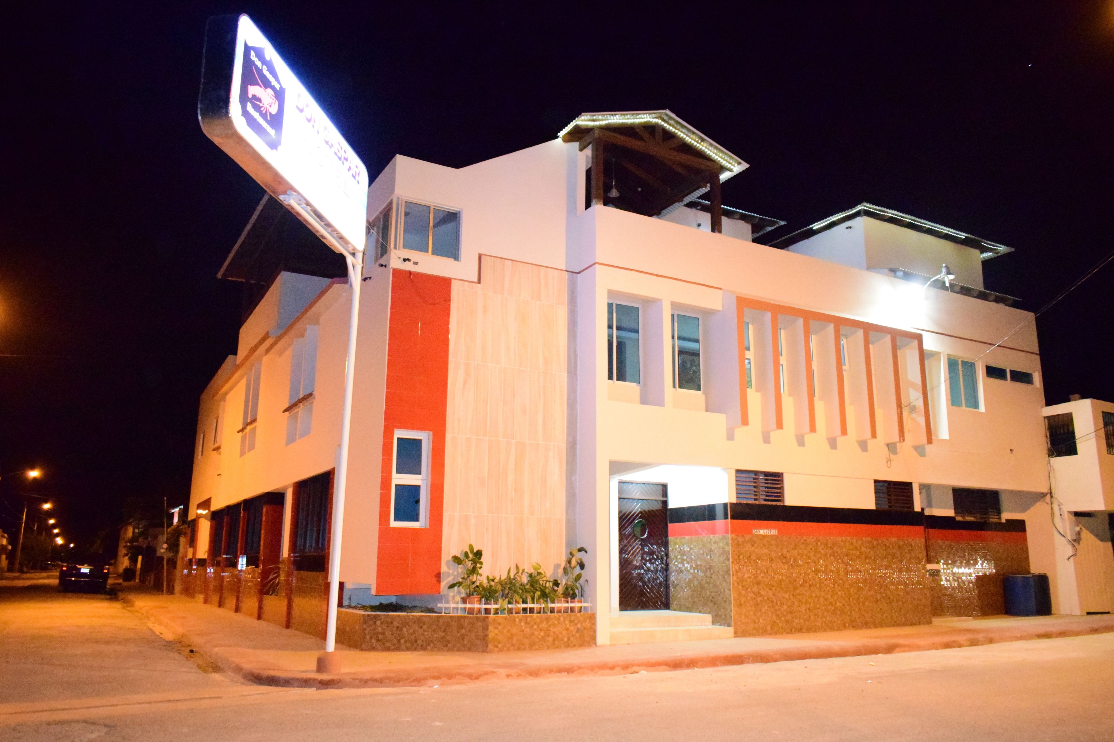 front of property – evening/night