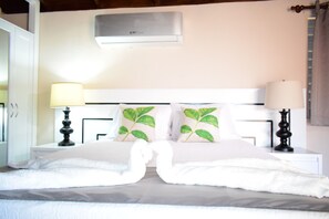 Superior Double Room Single Use, 2 Queen Beds, Non Smoking | Egyptian cotton sheets, premium bedding, down duvets