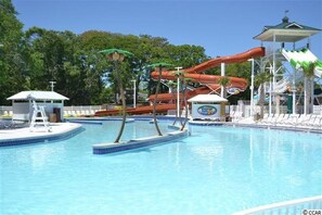 Indoor pool, outdoor pool