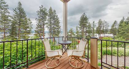 Private suite overlooking beautiful Flathead Lake with beach access.
