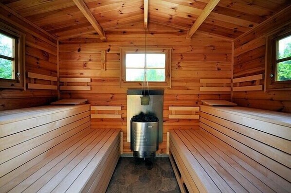 Sauna - Sauna, boat, fiber optic connection, barbecue area, child-friendly, football goal (Nybro)