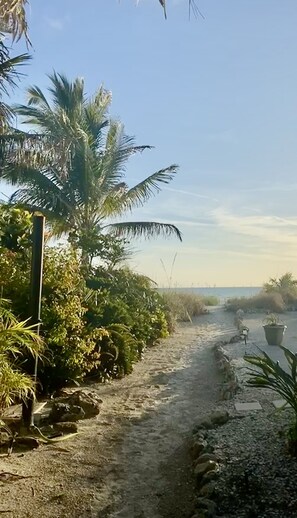 Am Strand, Liegestühle, Strandtücher