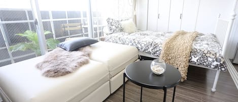 Comfort Apartment, Multiple Beds | Living area | Flat-screen TV