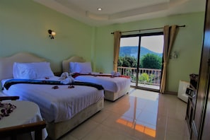 In-room safe, blackout curtains, rollaway beds, free WiFi