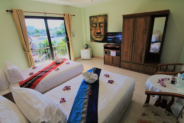 In-room safe, blackout curtains, rollaway beds, free WiFi