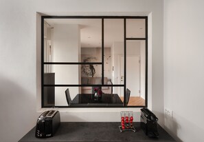 1 chambre, literie de qualité supérieure, bureau