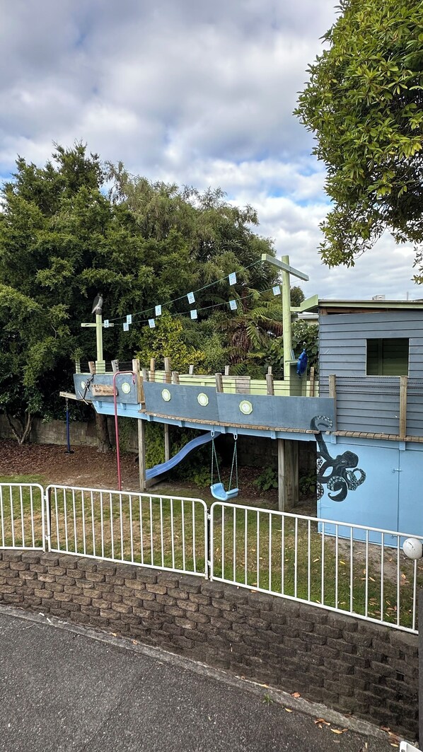 Children’s area - Pirate Adventure Meets Lake Taupō Living | Spacious Family & Group Accommodation (Taupo Central)