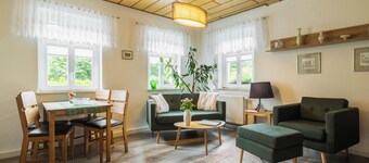 ljus och bekväm lägenhet, "Apartment Schrammsteine"
