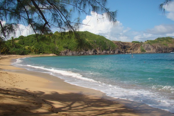 La plage de l'anse l'étang