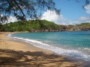 Una playa cerca, toallas de playa