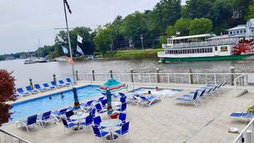 屋外プール、温水プール