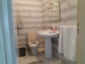 Bathroom - amazing sea and ruins view (tyre)
