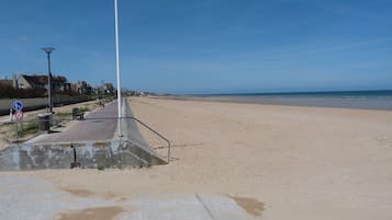 Vlak bij het strand