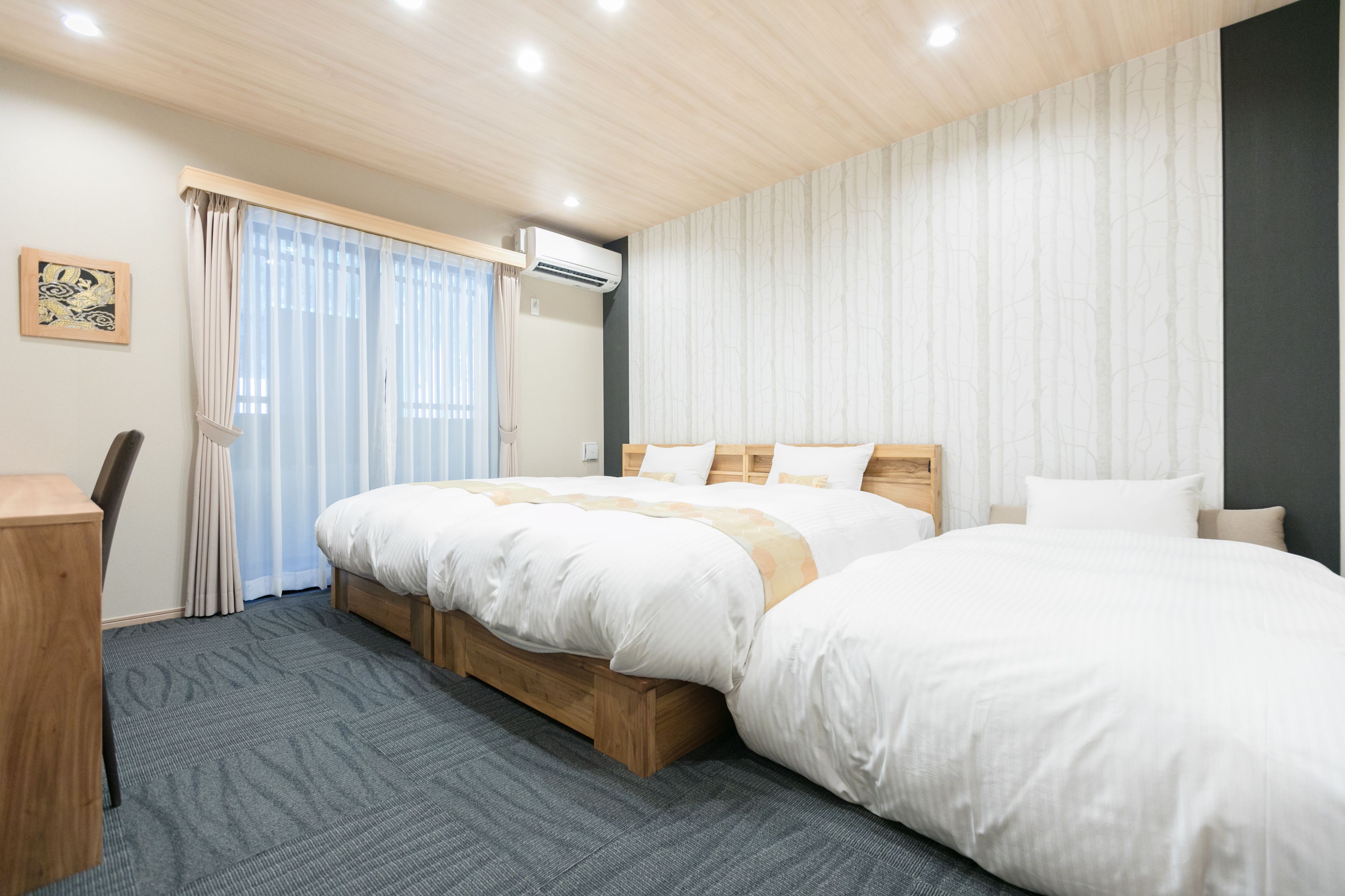 studio apartment | desk, laptop workspace, blackout curtains, free wifi