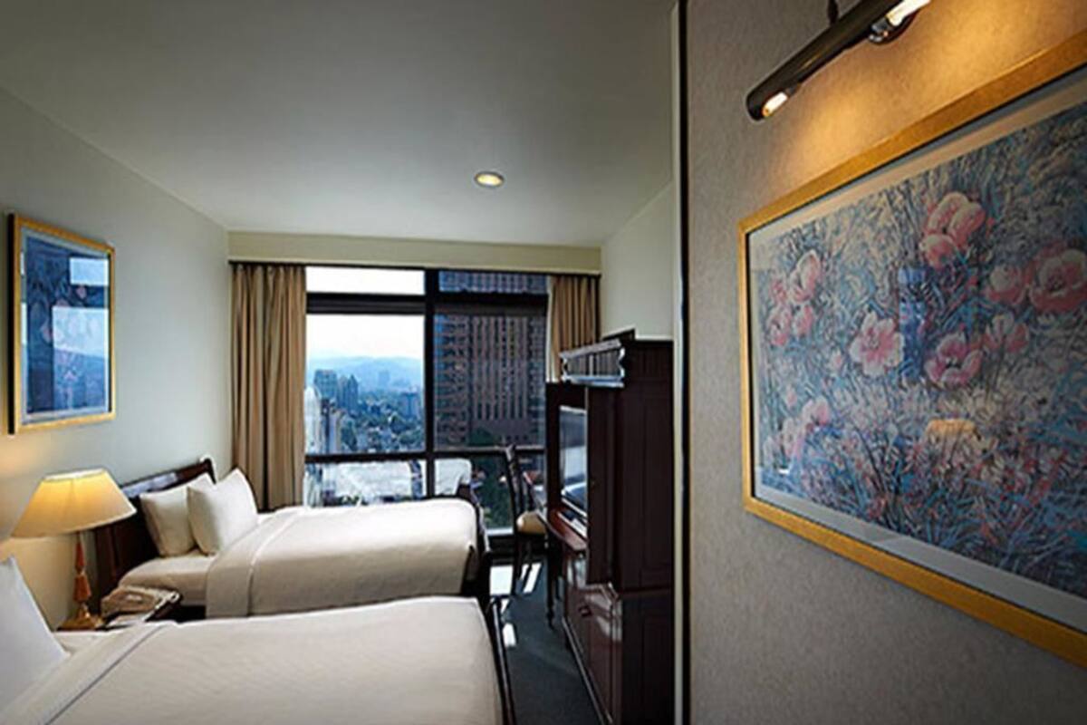 Desk, iron/ironing board