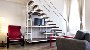 Apartment, 2 Bedrooms, Non Smoking | Living area | Flat-screen TV - Ginori 40 - Keys OF Italy (Florence)