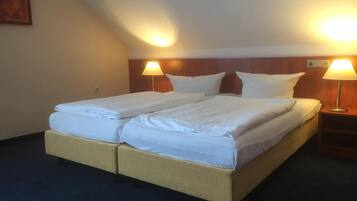 Desk, rollaway beds, free WiFi, bed sheets