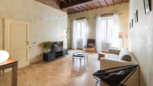 Living area - Palazzuolo 112 - Keys OF Italy (Florence)