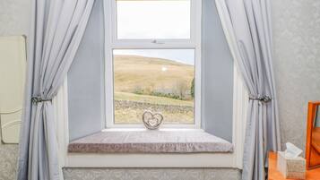 Vue depuis lâhĂ©bergement