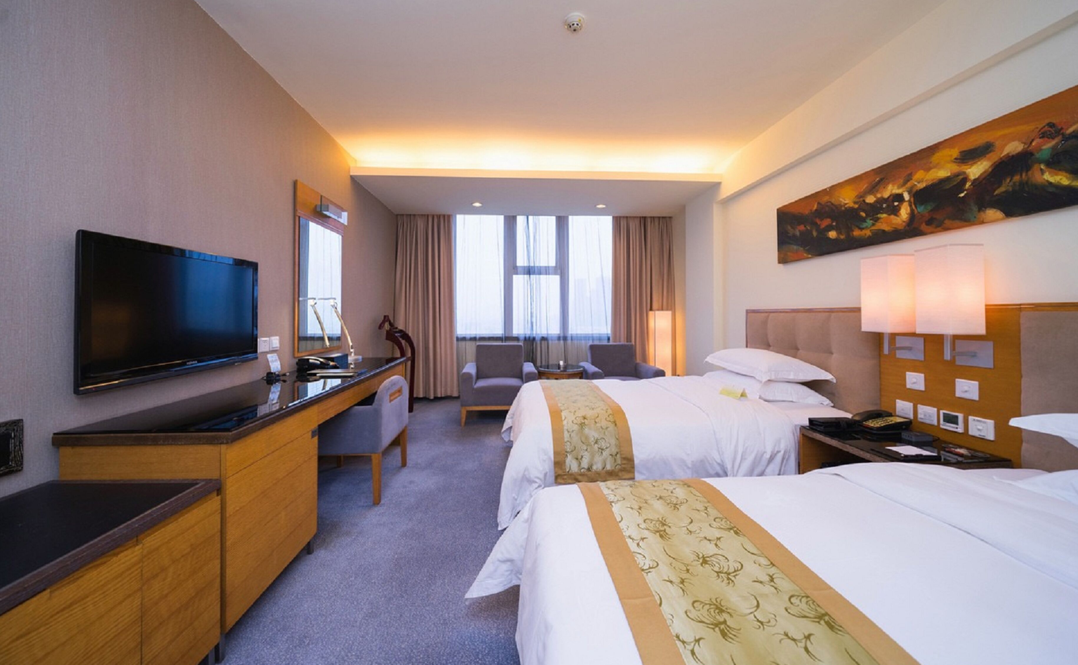 minibar, in-room safe, desk, blackout curtains