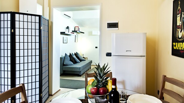 Classic Apartment, 1 Bedroom, Non Smoking | Private kitchen | Espresso maker, coffee/tea maker, full-sized fridge, oven - ROMA 6 - KEYS OF ITALY - Duomo view (Florence)