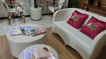 Sala de estar en el lobby