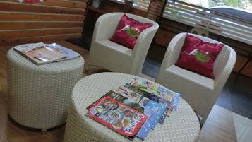 Sala de estar en el lobby