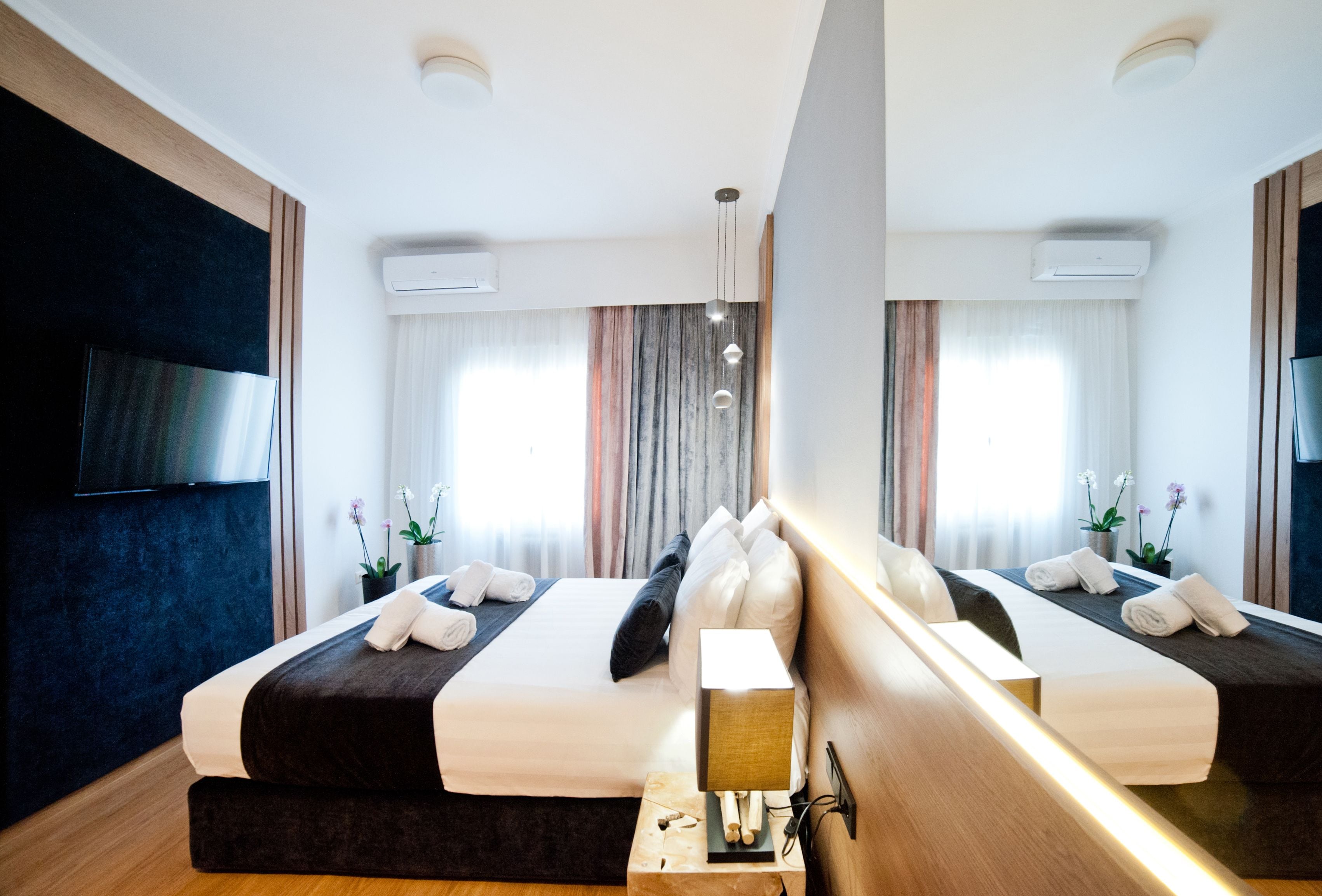 Departamento Deluxe (Acropolis Panoramic View) | Sábanas de algodón egipcio, ropa de cama de alta calidad y minibar 