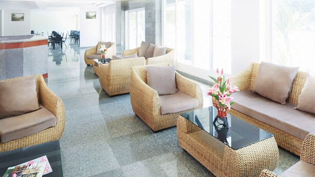Sitteområde i lobbyen