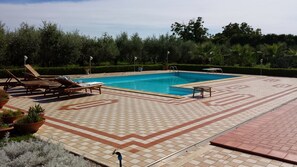 Seasonal outdoor pool