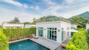 Villa Premium, 2 chambres, vue piscine | Vue sur le jardin