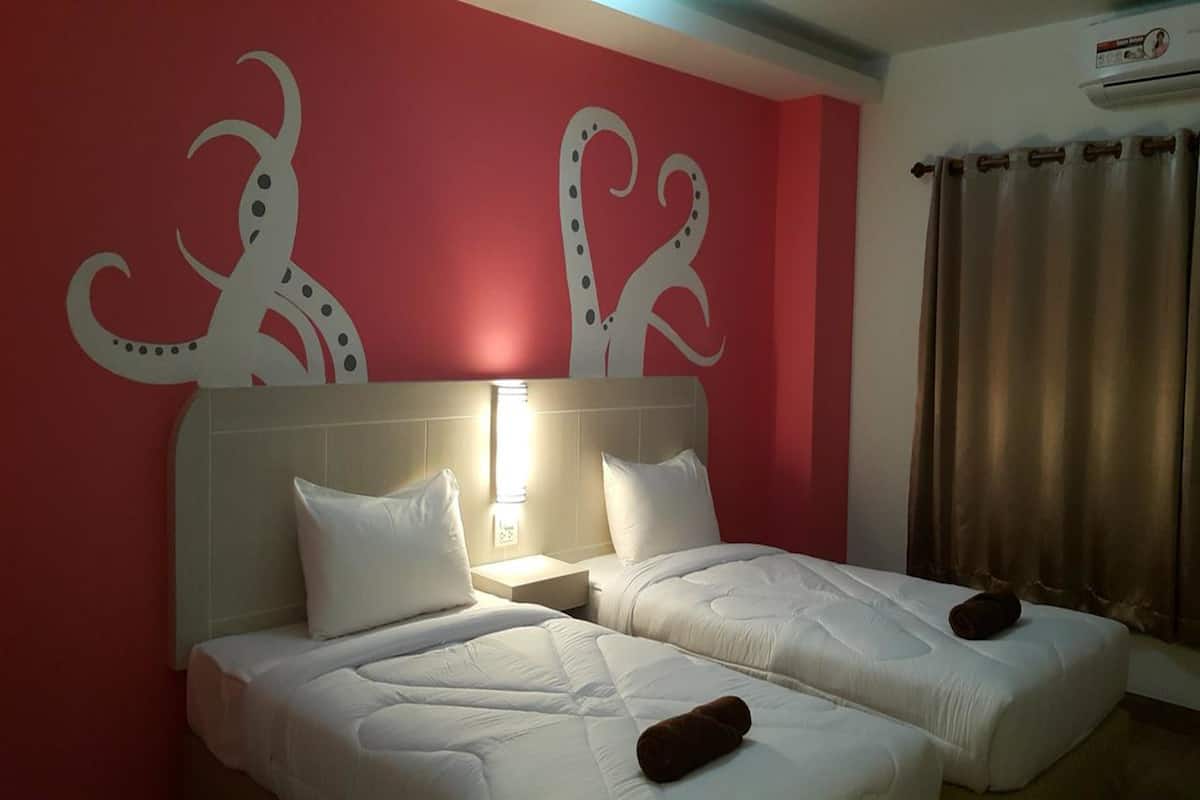 Deluxe Twin kamer | Verduisterende gordijnen, gratis wifi