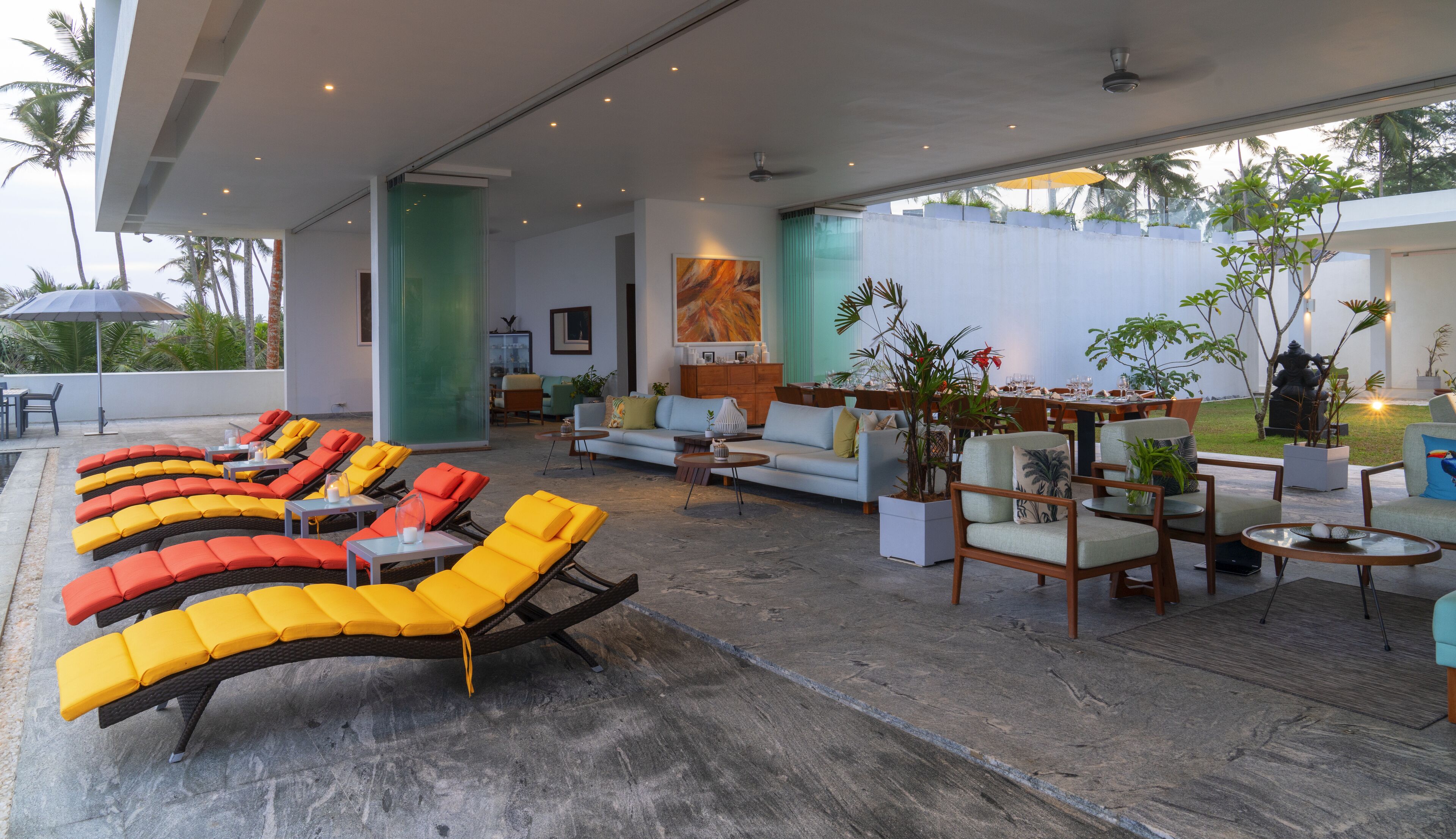 Lobby sitting area