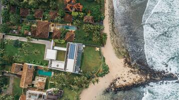 Blick von der Unterkunft