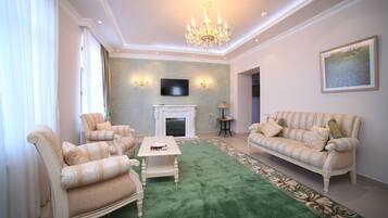 Apartment, 2 Bedrooms | Living room | LCD TV