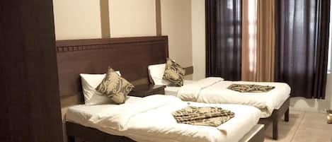 2 chambres, literie de qualité supérieure, minibar