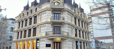 Façana frontal de l'allotjament