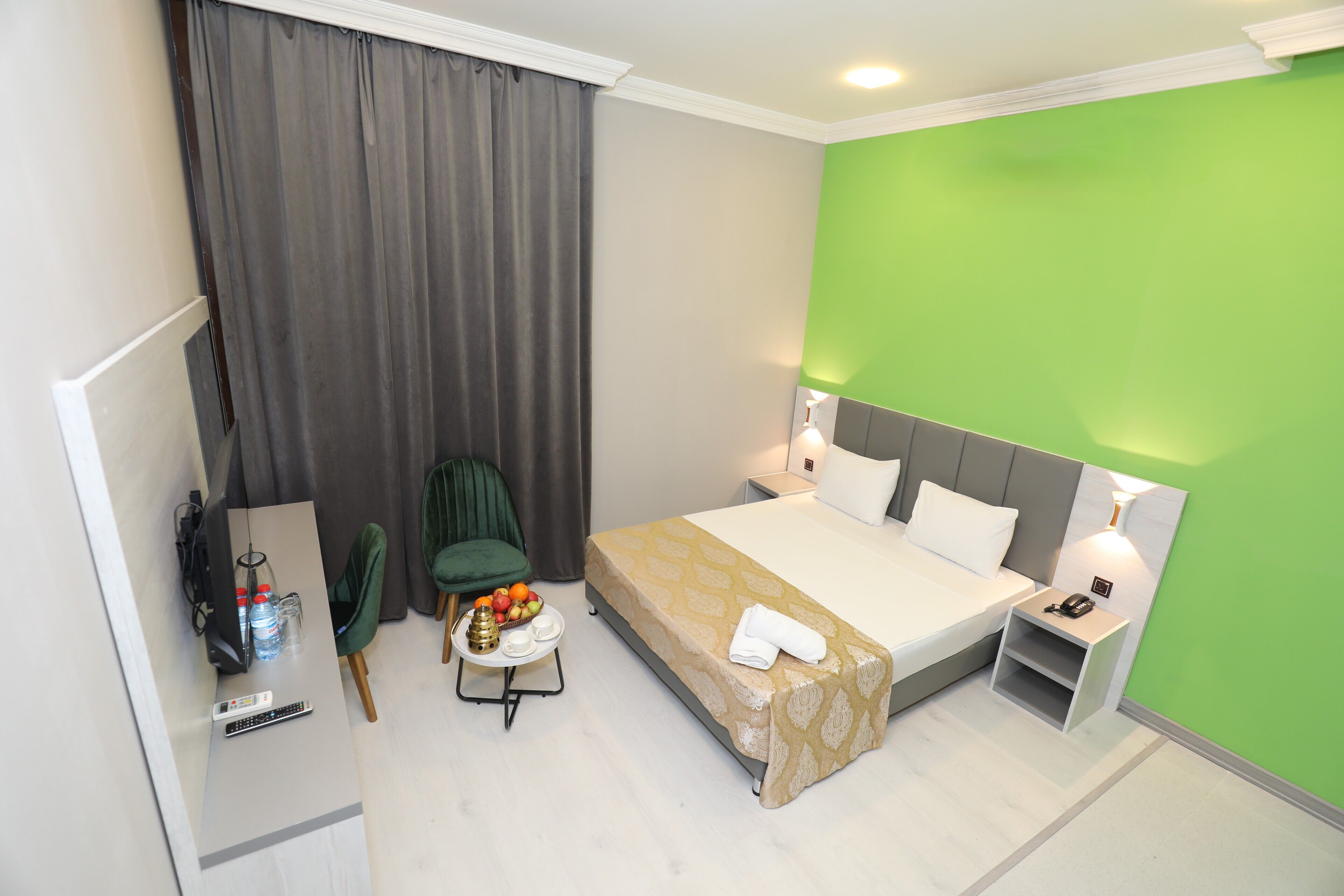 Egyptian cotton sheets, premium bedding, down duvets, memory-foam beds