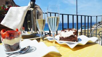 Junior-Suite, Meerblick | Balkon