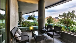 Apartment, 1 Bedroom, Partial Sea View | Balcony - ROYAL GARDENS Apartments (Budva)