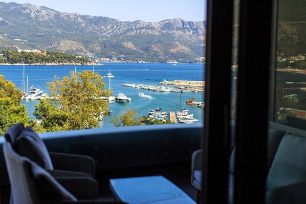 Superior-Apartment, 1 Schlafzimmer, Meerblick | Ausblick vom Zimmer