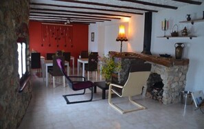 Sala de estar en el lobby