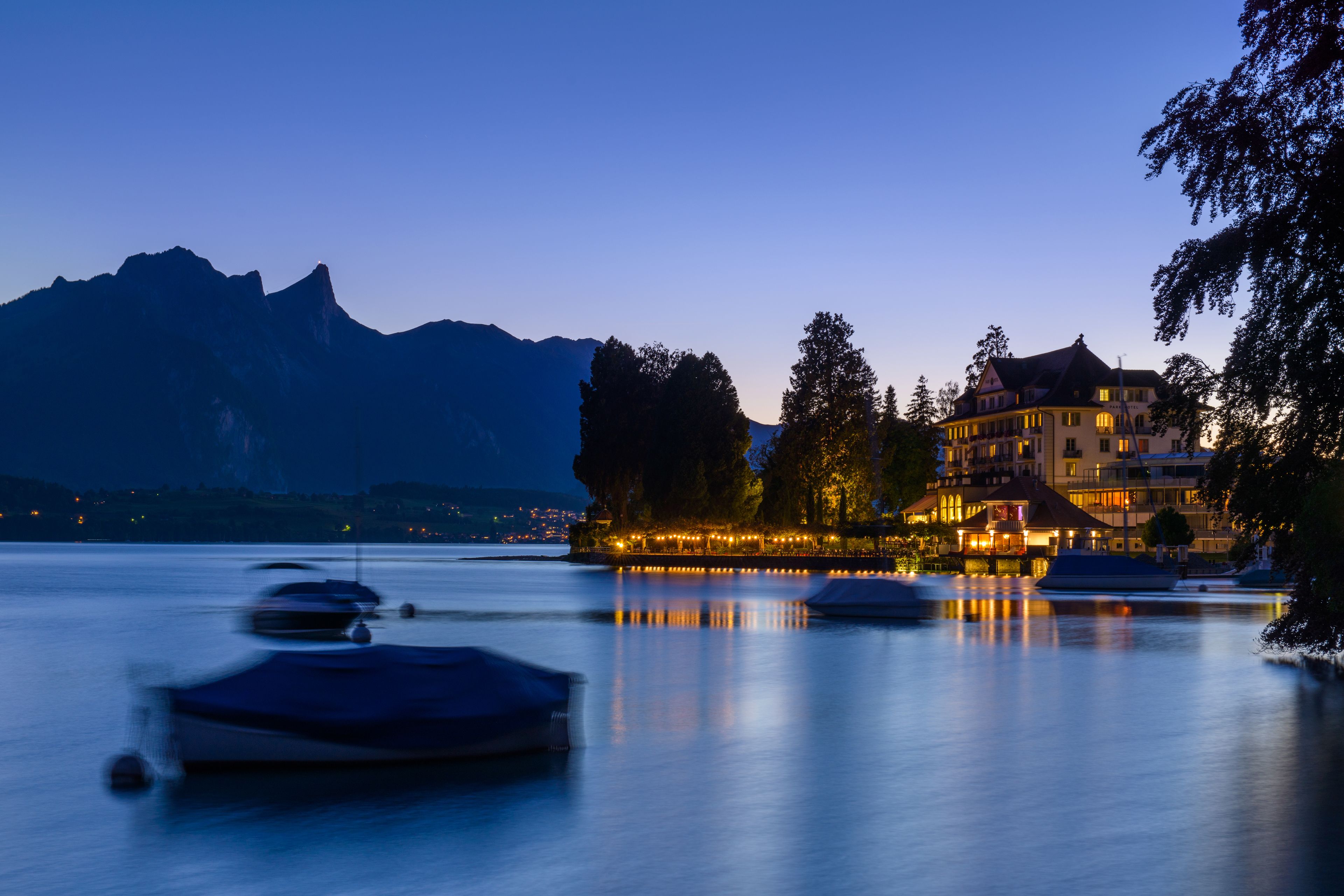 front of property – evening/night