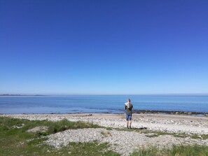 Sun-loungers, beach towels