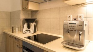 Traditional Chalet, 3 Bedrooms, Non Smoking, Ground Floor (incl. final cleaning fee 95 EUR) | Private kitchen | Highchair - Chalet Dattenfeld - In Windeck (Rhein-Sieg-Kreis District) (Windeck)
