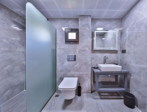 Shower, hair dryer, towels - White House Apart (Kas)