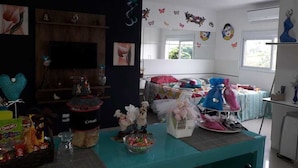 Loft Charme (Proximo a Cancao Nova) | บริเวณนั่งเล่น