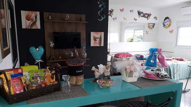 Loft Charme (Proximo a Cancao Nova) | บริเวณนั่งเล่น